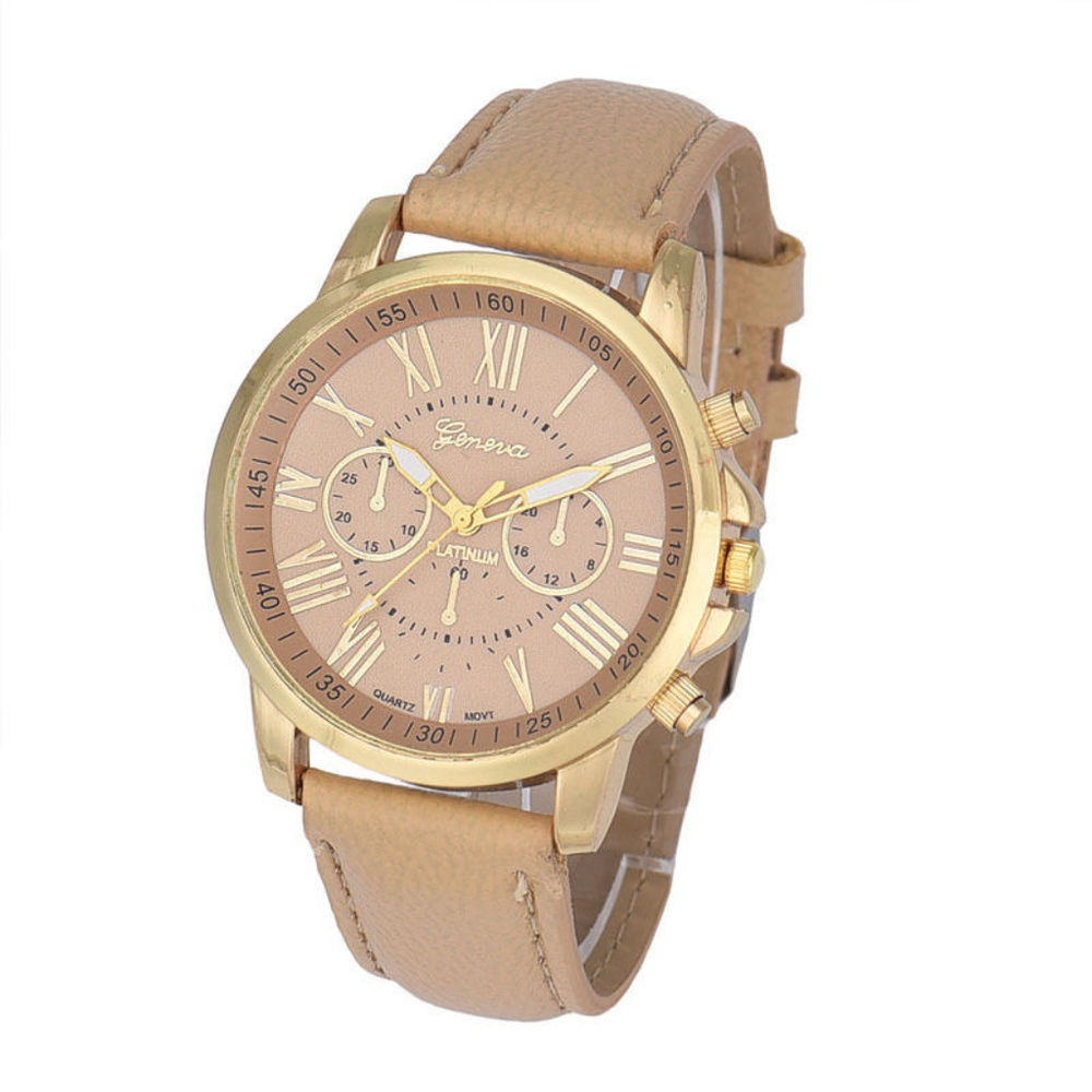 Women's Numerical Watch Faux Leather Analog Quartz